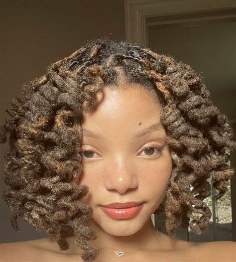 halle bailey real hair.